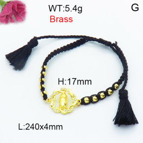 Fashion Brass Bracelet  F3B404410bbml-L002