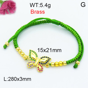 Fashion Brass Bracelet  F3B404413bbmo-L002