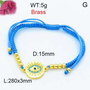 Fashion Brass Bracelet  F3B404414bbmj-L002