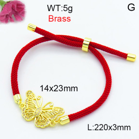 Fashion Brass Bracelet  F3B404415vbll-L002