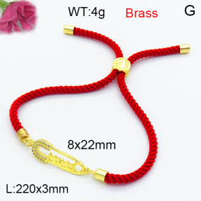 Fashion Brass Bracelet  F3B404417vbll-L002