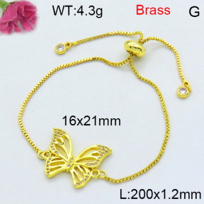 Fashion Brass Bracelet  F3B404425vbll-L002