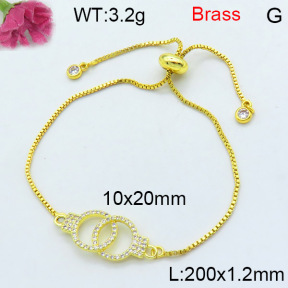 Fashion Brass Bracelet  F3B404431vbll-L002