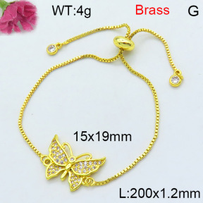 Jusnova  Fashion Brass Bracelet  F3B404433vbll-L002