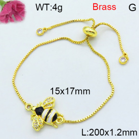 Jusnova  Fashion Brass Bracelet  F3B404434vbll-L002