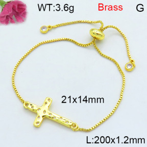 Fashion Brass Bracelet  F3B404441aakl-L002