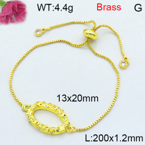 Jusnova  Fashion Brass Bracelet  F3B404442aakl-L002