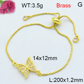 Fashion Brass Bracelet  F3B404450aakl-L002