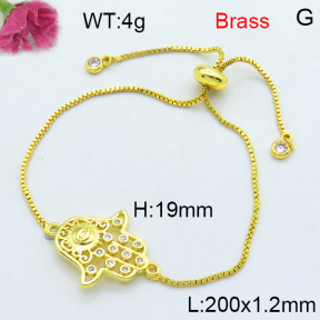 Fashion Brass Bracelet  F3B404454aakl-L002
