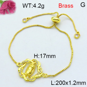 Fashion Brass Bracelet  F3B404460aakl-L002
