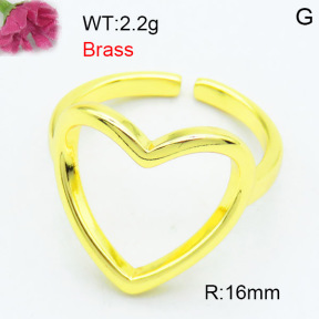 Fashion Brass Ring  F3R200009aajl-L002
