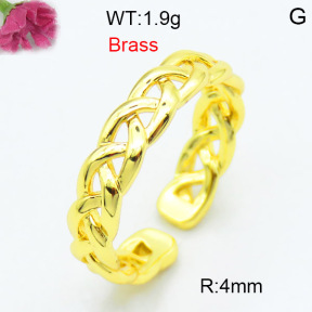 Fashion Brass Ring  F3R200010aajl-L002