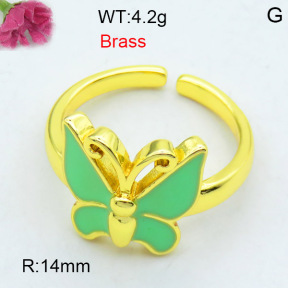 Fashion Brass Ring  F3R300040ablb-L002