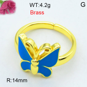 Fashion Brass Ring  F3R300041ablb-L002