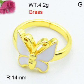 Fashion Brass Ring  F3R300043ablb-L002