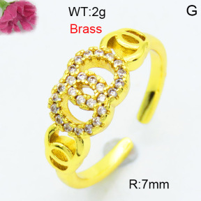 Fashion Brass Ring  F3R400539aakl-L002