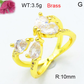 Fashion Brass Ring  F3R400552vbll-L002
