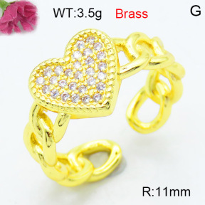 Fashion Brass Ring  F3R400557aakl-L002