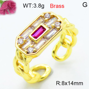 Fashion Brass Ring  F3R400562ablb-L002