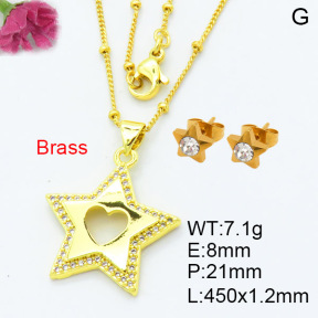 Fashion Brass Sets  F3S007547vbmb-L002