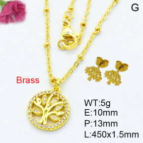 Fashion Brass Sets  F3S007551aakl-L002