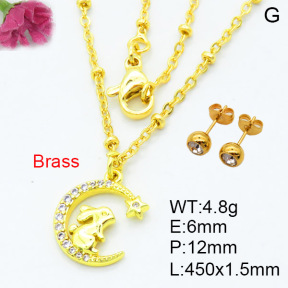 Fashion Brass Sets  F3S007554aakl-L002