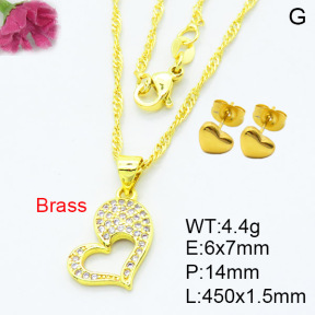 Fashion Brass Sets  F3S007558ablb-L002