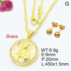 Fashion Brass Sets  F3S007560vbll-L002