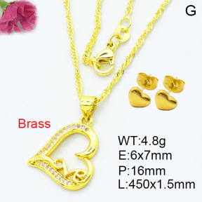 Fashion Brass Sets  F3S007561ablb-L002