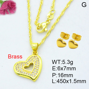 Fashion Brass Sets  F3S007562ablb-L002