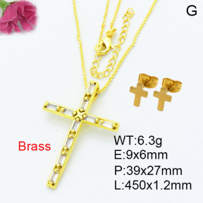 Fashion Brass Sets  F3S007575vbmb-L002