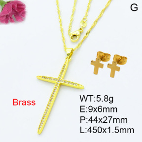 Fashion Brass Sets  F3S007576bbml-L002