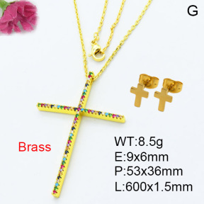 Fashion Brass Sets  F3S007577bbov-L002