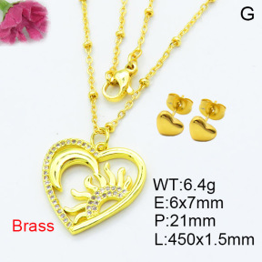 Fashion Brass Sets  F3S007582vbmb-L002