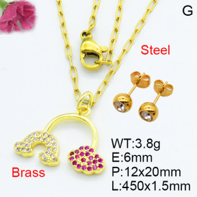 Fashion Brass Sets  F3S007585aaio-L002