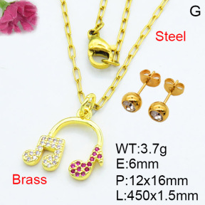 Fashion Brass Sets  F3S007588aaio-L002