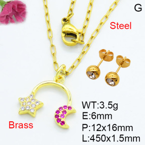 Fashion Brass Sets  F3S007589aaio-L002