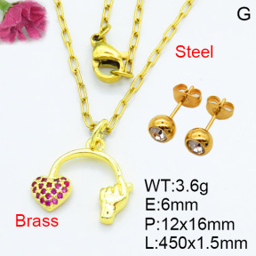 Fashion Brass Sets  F3S007591aaio-L002