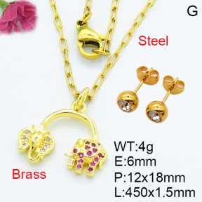 Fashion Brass Sets  F3S007593aaio-L002