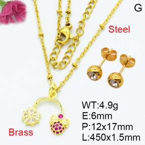 Fashion Brass Sets  F3S007595aaio-L002