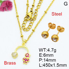 Fashion Brass Sets  F3S007599aaio-L002