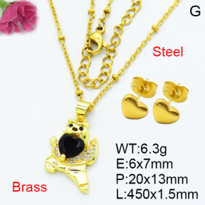 Fashion Brass Sets  F3S007601aajl-L002