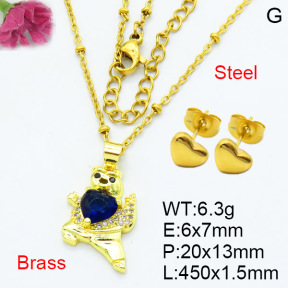 Fashion Brass Sets  F3S007602aajl-L002