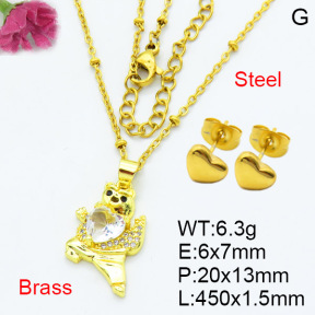 Fashion Brass Sets  F3S007604aajl-L002