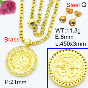 Fashion Brass Sets  F3S007610aajl-L002