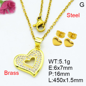 Fashion Brass Sets  F3S007615avja-L002