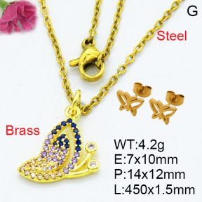 Fashion Brass Sets  F3S007617aajl-L002