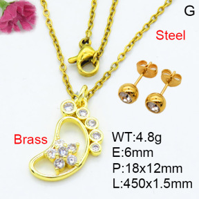 Fashion Brass Sets  F3S007618avja-L002