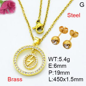 Fashion Brass Sets  F3S007619aakl-L002