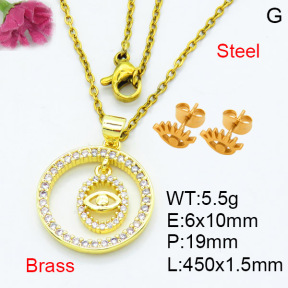 Fashion Brass Sets  F3S007621aakl-L002